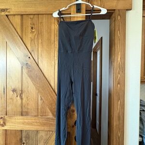 All in Motion Charcoal Sleeveless Jumpsuit